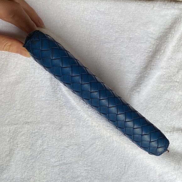 Bottega Veneta long blue wallet - Picture 4 of 13